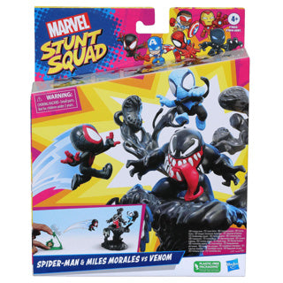 Hasbro Marvel Stunt Squad Speeltet Venom vs Miles Morales Medium surti