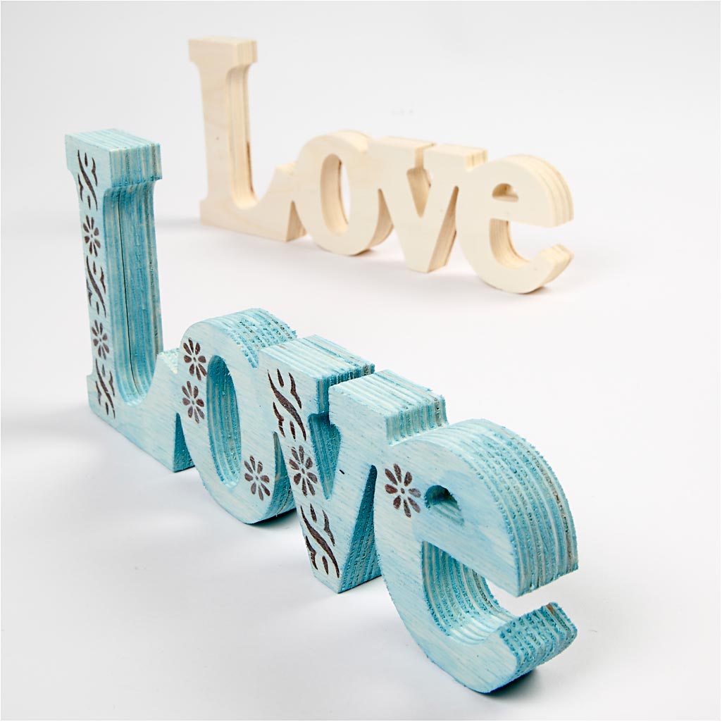 Parola decorativa aziendale Creativ, misura 23x10 cm, spessore 15 mm, 1 pezzo
