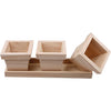 Juego de macetas Creativ Company, dimensiones 27x9x9 cm, 1 juego