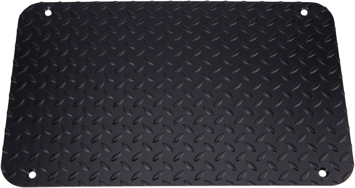 Elevador de bicicletas con placa de diamante pza-60. placa estriada 550x340 mm ancho