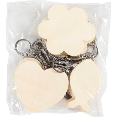 Portachiavi aziendale Creativ, misura 6-7 cm, spessore 3 mm, 12 pezzi 1 scatola