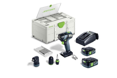 Set trapano avvitatore a batteria Festool TTXS 12 2,5