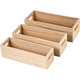 Casse aziendali Creativ, h: 6,5-7,5 cm, l: 22+23,5+25 cm, l: 6,5+7,5+8,5 cm, 3 pezzi 1 set