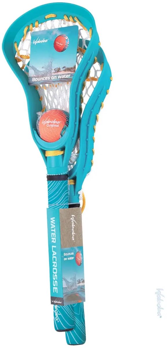 Waboba - mini set da lacrosse - leggero - inclusi bastoncini e palline
