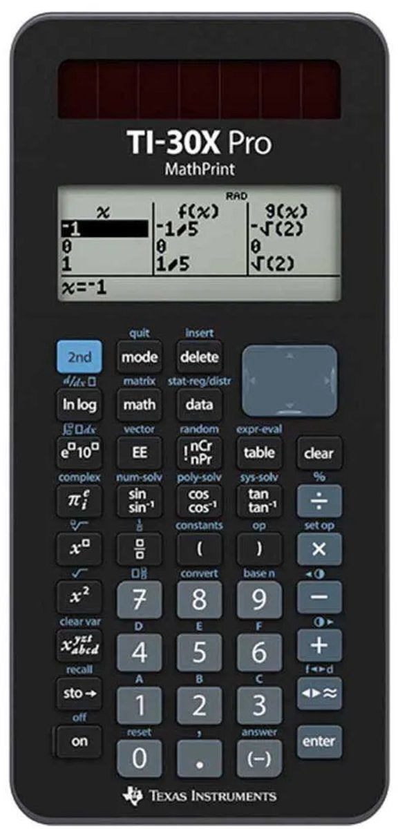 Calculadora científica Texas Instruments ti-30x pro mathprint cas