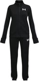 Tuta da ginnastica per ragazze Under Armour Ua Rival Knit-BLK - nera - bianca