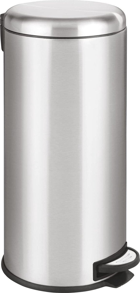 Wenko pedaalemmer leman 30 liter rvs mat - easy close deksel - afvalemmer - prullenbak - afvalbak - vuilbak - vuilnisbak