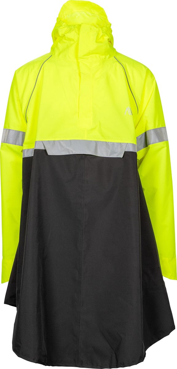 Poncho de lluvia Ralka con mangas impermeable transpirable - adultos - extra visible - talla L XL
