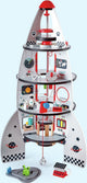 Nave espacial cohete Hape con 4 pisos.