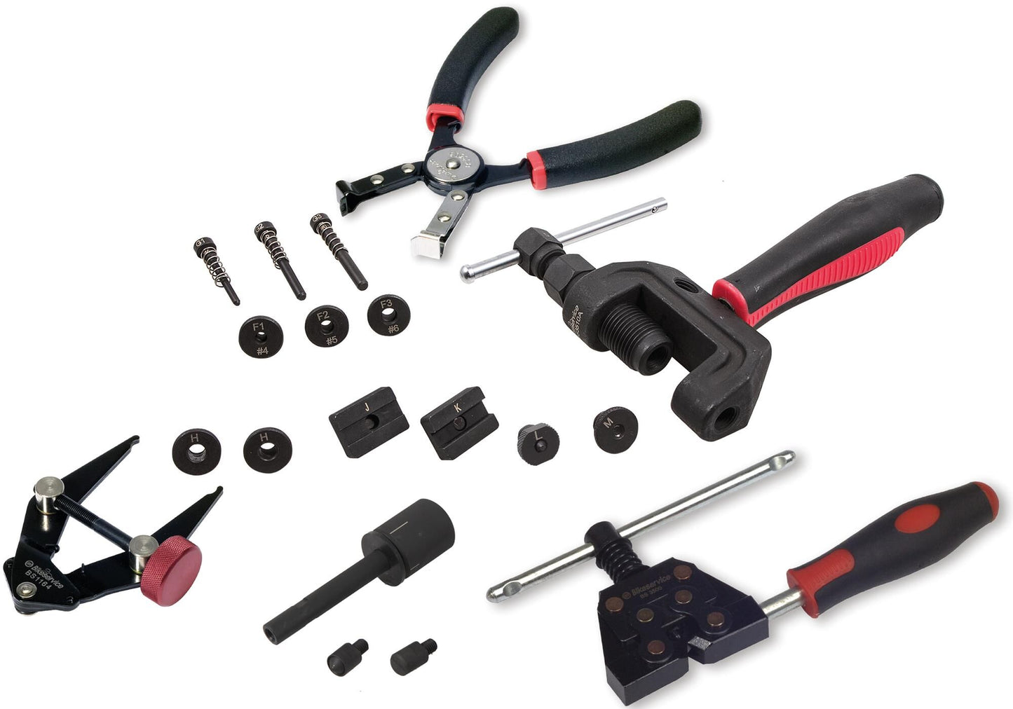 Bikeservice ketting-breek en -klink gereedschapsset profi montgwrkzstz chain bst 19tlg