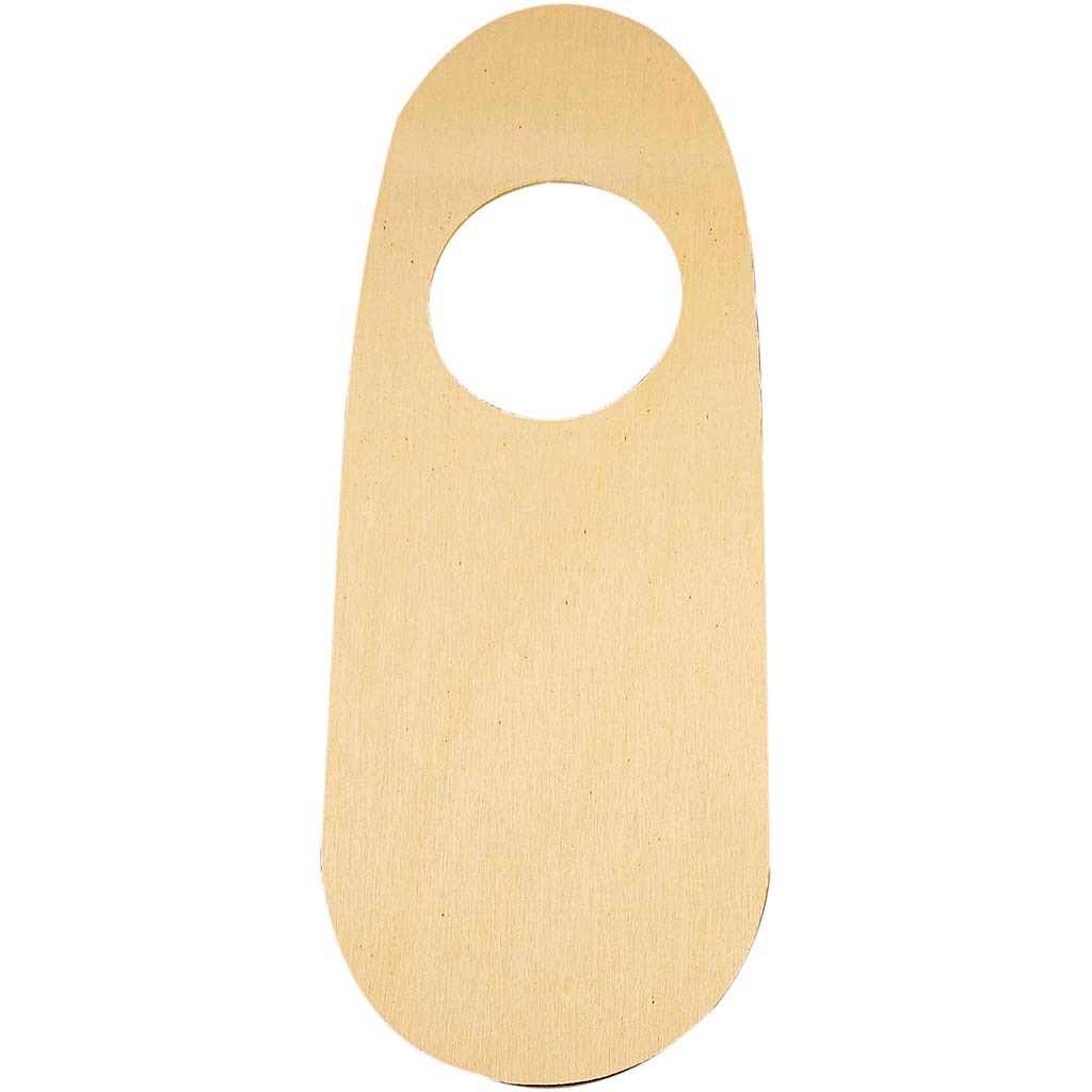 Wooden nameplate