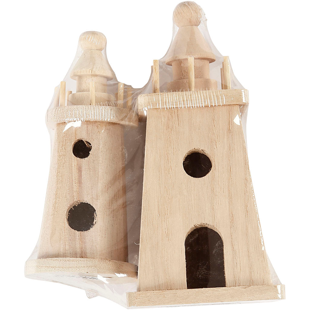 Faro de la empresa Creativ, h: 13,5 + 18 cm, 2 piezas 1 caja