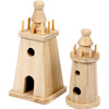 Faro de la empresa Creativ, h: 13,5 + 18 cm, 2 piezas 1 caja