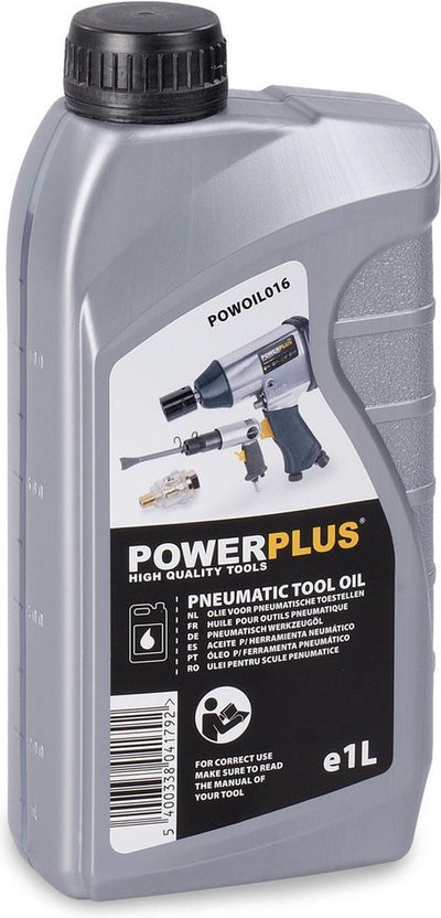 Aceite neumático Powerplus powoil016 | 1 litro de aceite para máquinas neumáticas