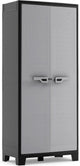 Mobile alto Kis keter titan - 4 ripiani - 80x44x182 cm - nero grigio