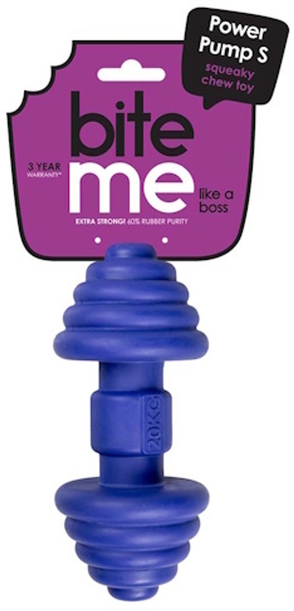 Ebi juguete para masticar power pump azul s - 16 x 7 x 7 cm