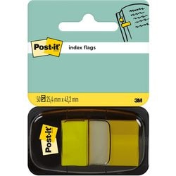 Index post-it 680-5-ge 25mm yellow writable easily removable 50 sheets