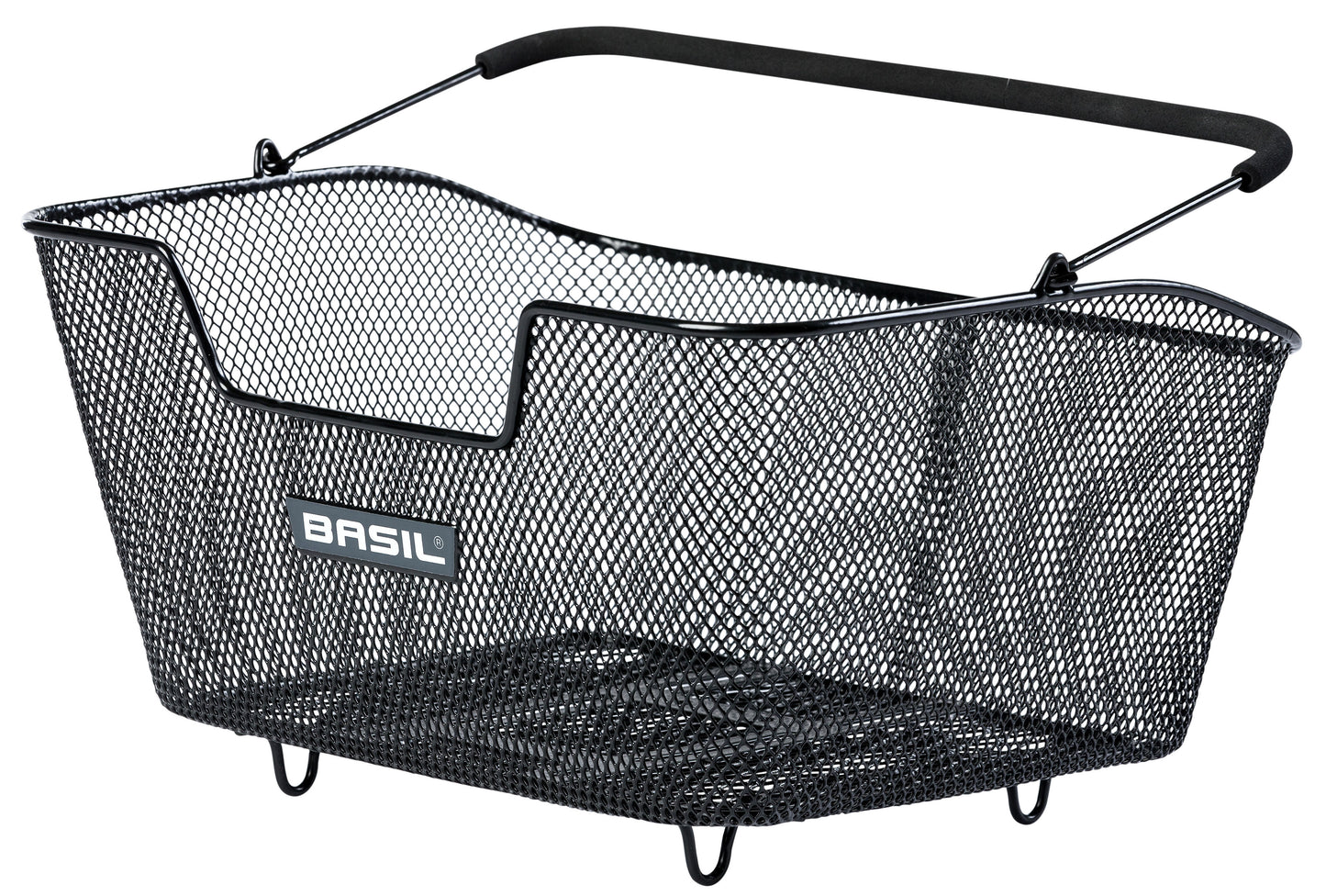 Basil Base M Multi System - Bicycle Basket - En la parte posterior - Negro