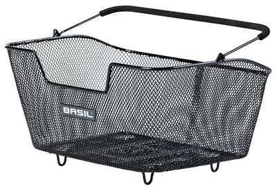 Basil Base M Multi System - Bicycle Basket - En la parte posterior - Negro