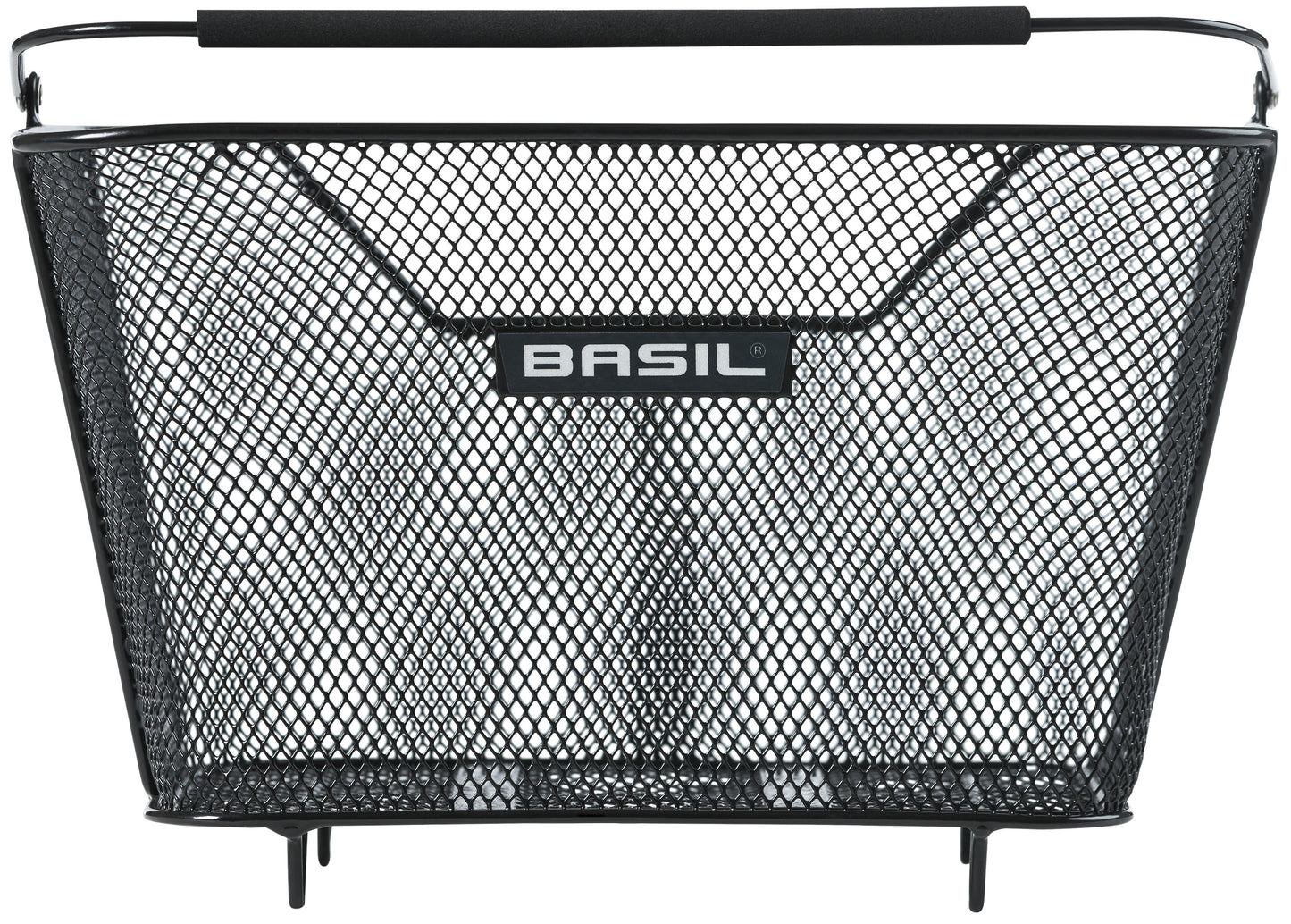 Basil Lesto - Canasta de bicicletas - En la parte posterior - Negro