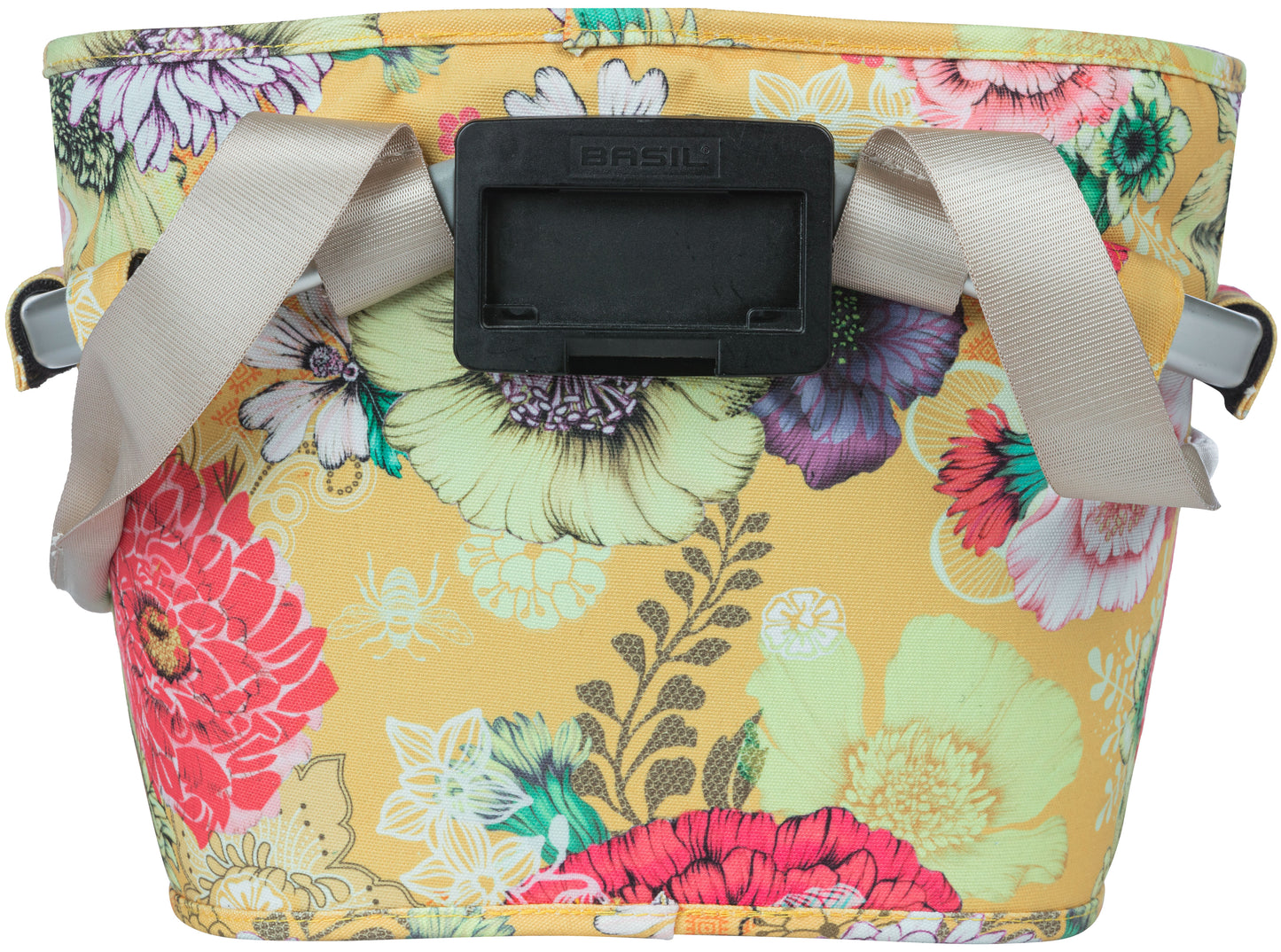 Basil Bloom Field transporta todo KF - Canasta de bicicletas - Primero - Amarillo