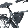 Basil Sport Design frametas M - zwarte fietstas - 1,7L - waterafstotend - klittenbandbevestiging