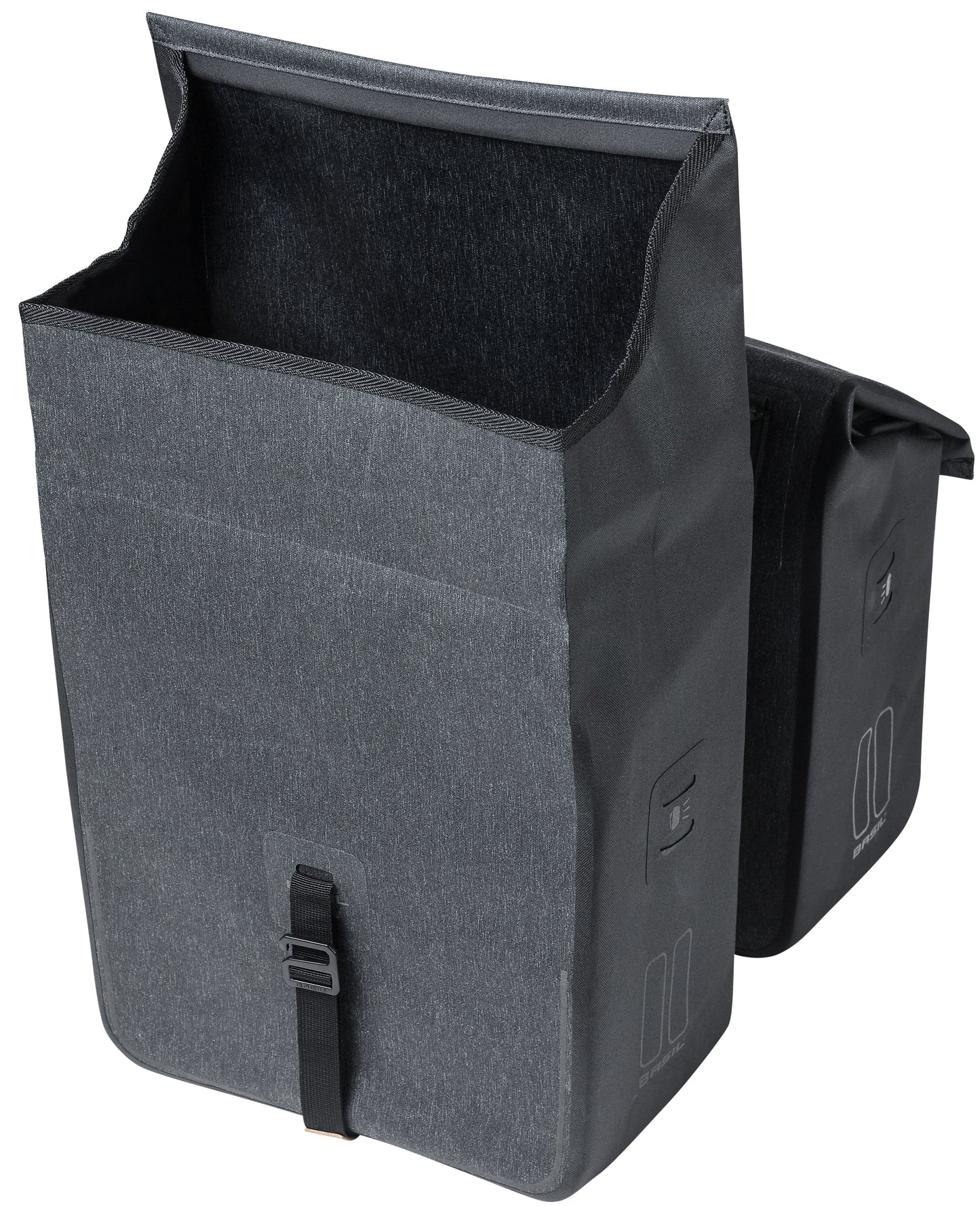 Sacca per biciclette a doppia bicicletta a secco urbano di basilico - grigio, 50l