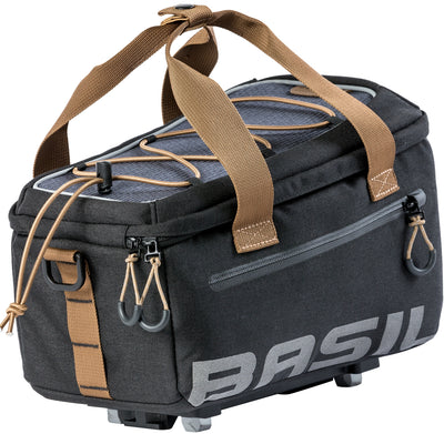 Basil Miles Trunkbag Mik - Borsa per privo di bagagli impermeabili - 7L - Nero
