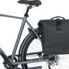 Basil Soho Nordlicht Bolsa de bicicleta doble - impermeable, negro, 41L