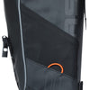 Miles de albahaca lona: bolsa de bicicleta doble, impermeable, 34L, naranja negra