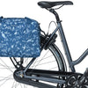 Basil Wanderlust Carry All Bag - blauwe fietshandtas met vogelprint - waterafstotend - 18L