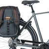 Basil Miles Tarpaulin fietsrugzak Nordlicht - Waterdichte zwarte rugzak voor fietsers - 17L - Unisex - Sportief - Zwart