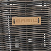 Basil Bremen Rattan Look KF - fietsmand - voorop - donkerbruin