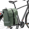 Bolsa de bicicleta única Odense - Repelente de agua - 17.5L - Verde negro