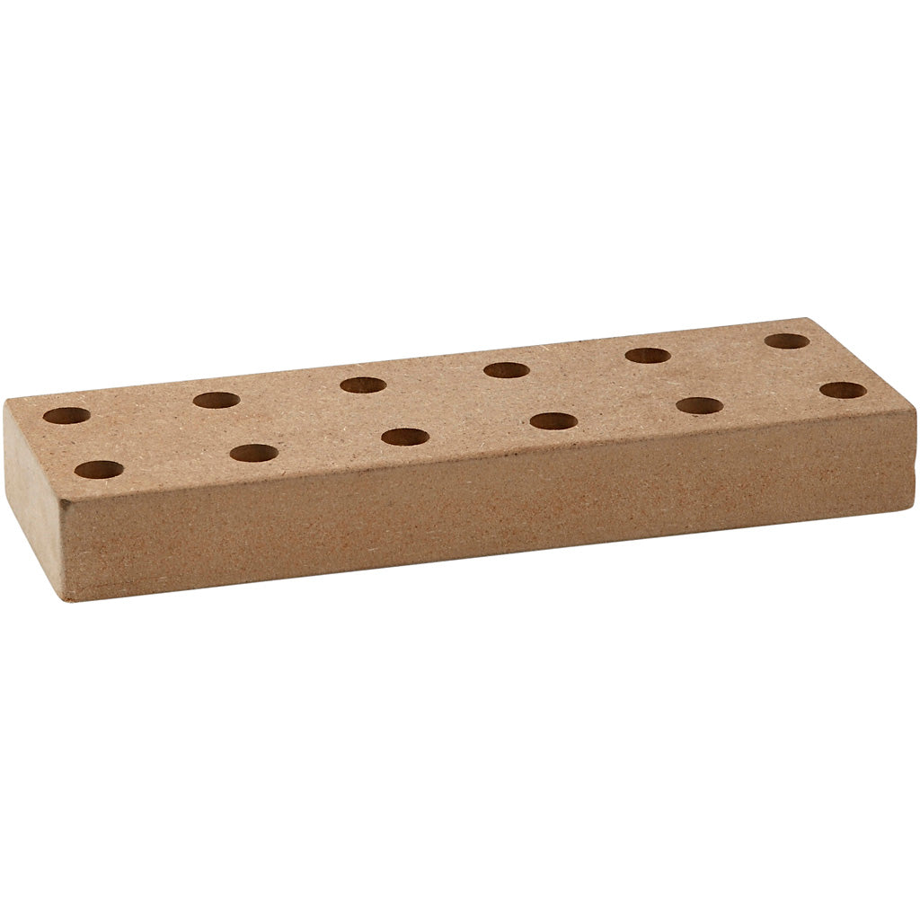 Portalápices para roller, medidas 20x6,5x2,5 cm, medida del agujero 11 mm, 1 unidad