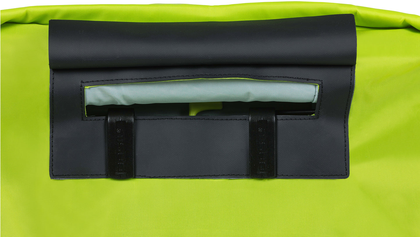 Basilico mantenere asciutto e pulito - copertura della pioggia - orizzontale - neon geel