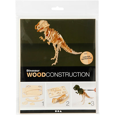 Puzzle 3D Creative Company, dinosauro, dimensioni 33x8x23 cm, 1 pezzo