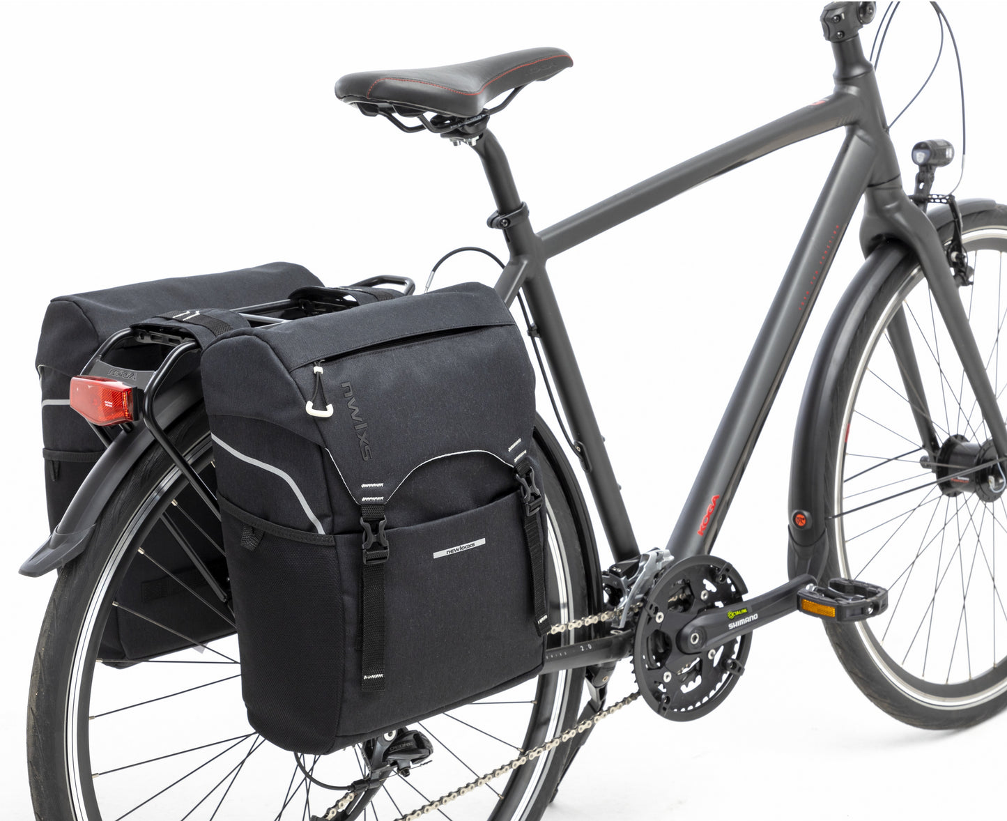 Nuevo Looxs Sports Double Bicycle Bag Black Gray