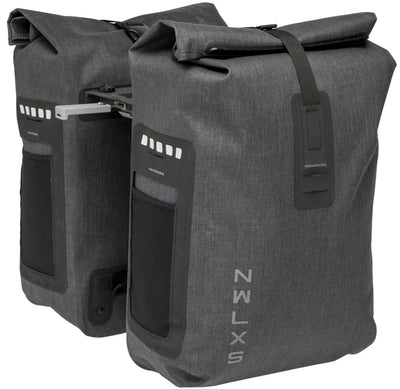 Nueva bolsa de bicicleta de doble bicicleta VARO LOOXS - impermeable - gris