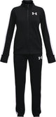 Tuta da ginnastica per ragazze Under Armour Ua Rival Knit-BLK - nera - bianca