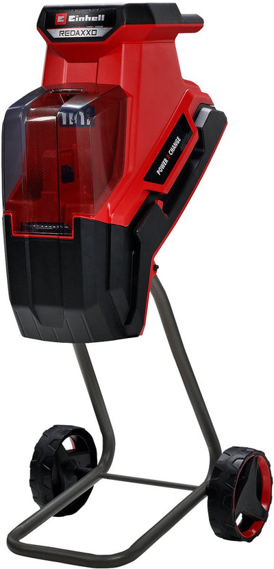 Tritatutto a batteria Einhell redaxxo 36 25 li solo - power x-change - 36 v li-ion - max. spessore del ramo: ø25 mm - 90 db - 3 coltelli reversibili in acciaio speciale - incl. pratico bastoncino di spinta - escl. batteria e caricabatterie