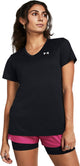 Under armour tech ssv - camiseta deportiva para mujer solid-blk - negro - blanco