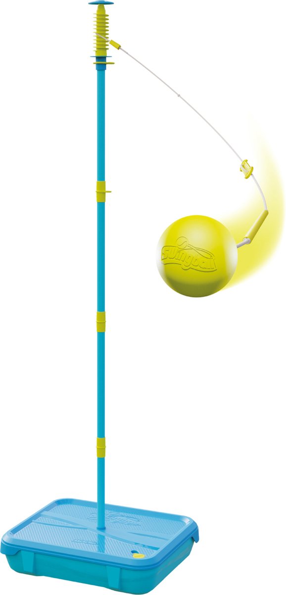 Swingball 5-en-1 juego multiplicado con toda la superficie amarillo azul básico
