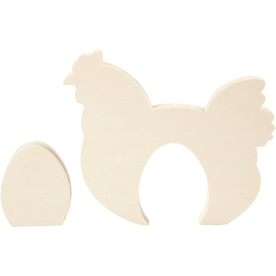 Creativ company figure 2in1, h: 7,5+16 cm, l: 6,3+19,5 cm, spessore 2 cm, 1 set