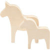 Cavallo da compagnia Creativ, h: 8+10 cm, l: 7+9,5 cm, spessore 1,8 cm, 2 pezzi 1 scatola