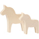 Caballo de empresa Creativ, al: 8+10 cm, ancho: 7+9,5 cm, grosor 1,8 cm, 2 piezas 1 caja