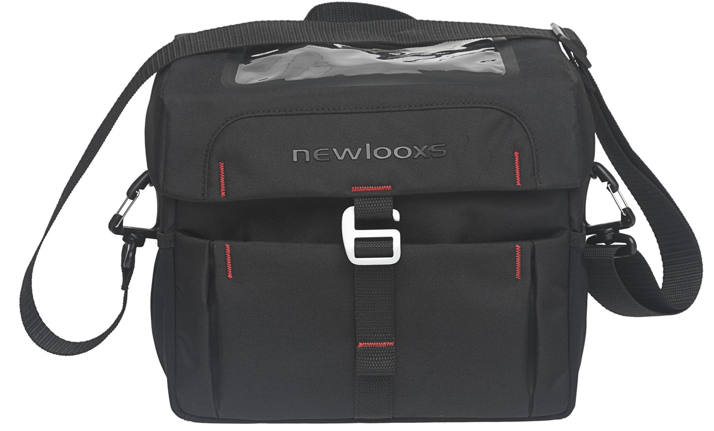 Vigo Handlebar Bag - sportieve stuurtas, waterdicht, verstevigd, reflecterend, zwart