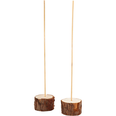 Montantes de madera Creativ company, h: 3 cm, p 5 cm, 2 juegos 1 caja