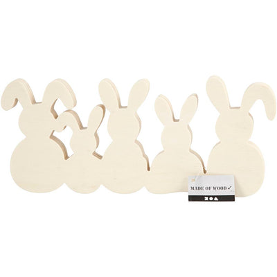 Conigli Creative Company, h: 11 cm, l: 30 cm, spessore 2 cm, 1 set