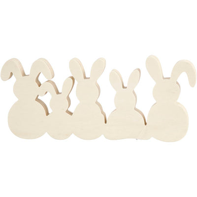 Conigli Creative Company, h: 11 cm, l: 30 cm, spessore 2 cm, 1 set